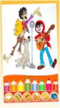 coloring coco miguel游戲截圖1