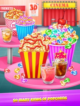 Popcorn Maker - Yummy Rainbow Popcorn Food游戏截图4