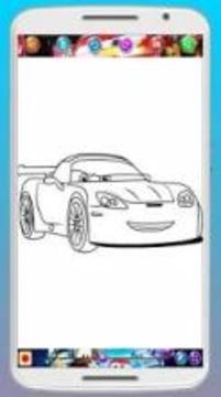 Lightning Mcqueen Cars 3 Coloring Book游戲截圖3