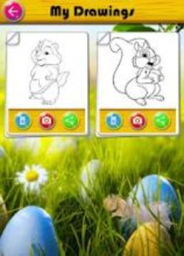 Chipmunks Happy Coloring游戲截圖1