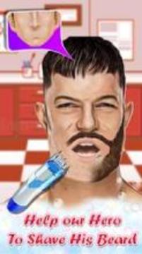 Wrestling Beard Salon游戲截圖3