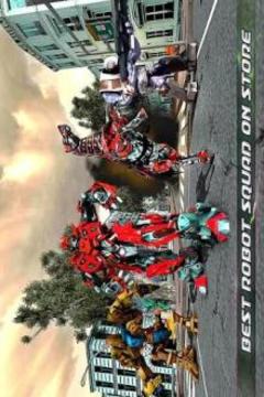US Police Horse Robot Transformation Robot Games游戲截圖2