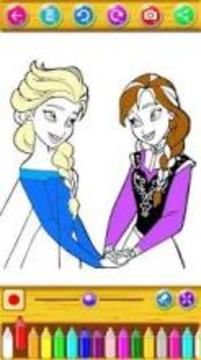 Learn to color Dolls and Princesses游戲截圖1