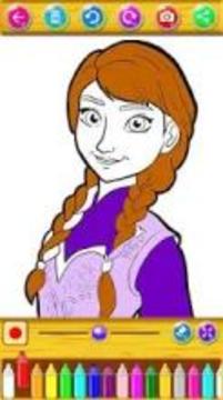Coloring book for Dolls and Princesses游戲截圖5
