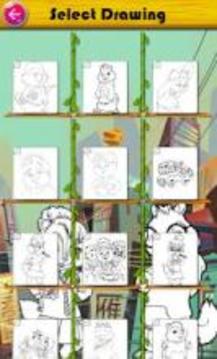 Chipmunks Coloring Book games for adult游戲截圖4