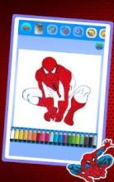 Spider-Man Coloring Book - Spider Games游戲截圖1