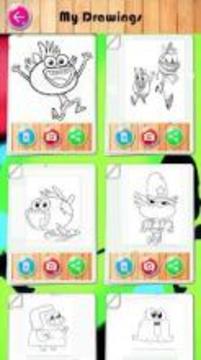 coloring Breadwinners games游戲截圖4