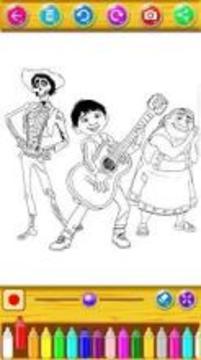 Coloring Book for COCO Miguel游戲截圖2