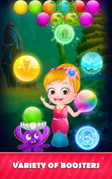 Little Mermaid Bubble Shooter游戲截圖1
