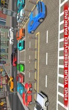 汽車 屋頂 特技 跳 停車處游戲截圖5