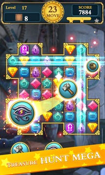 Treasure Pharaoh Quest - Gems Match游戲截圖5