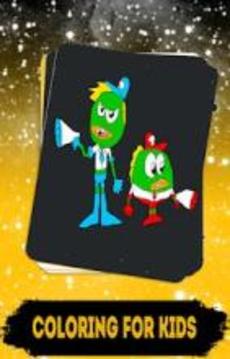 coloring Breadwinners games游戲截圖2