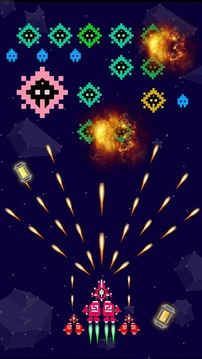 Space Intruder: Galaxy AirCraft Old School Shooter游戲截圖4