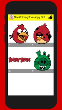 Coloring Angry Bird for Kids游戲截圖3