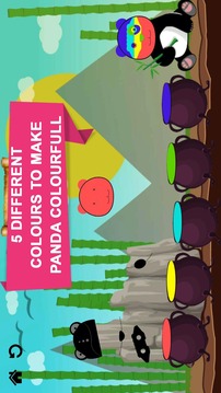 Color Panda - Free Brainstorming Puzzle Game游戲截圖1