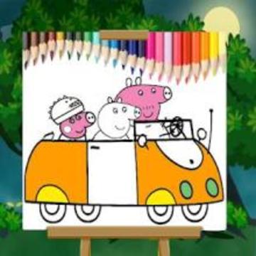 Pig Coloring Pages游戲截圖3