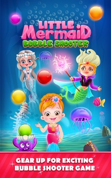 Little Mermaid Bubble Shooter游戏截图5