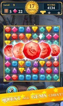 Treasure Pharaoh Quest - Gems Match游戲截圖4
