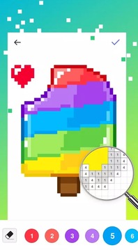Unicorn Color by Number - Sandbox Pixel Art游戲截圖1