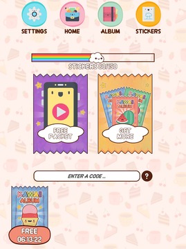 Kawaii Album - Kawaii Sticker Book游戲截圖1