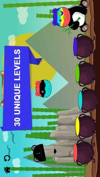 Color Panda - Free Brainstorming Puzzle Game游戲截圖2