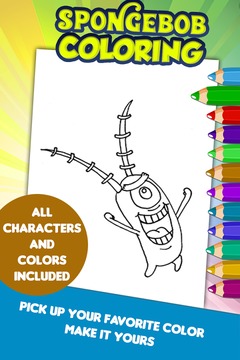 Spongbob Coloring游戲截圖2
