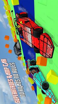Superhero Crew Car Rider (Ramp Car)游戲截圖5