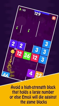 Slither Emoji vs Blocks游戲截圖1