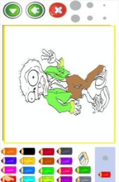 Zombie Coloring Paintting Drawing Book Game游戲截圖1