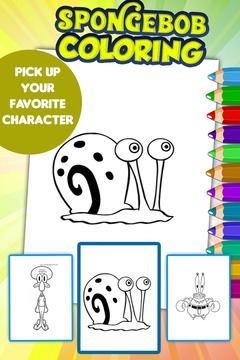 Spongbob Coloring游戲截圖1