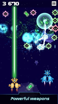 Space Intruder: Galaxy AirCraft Old School Shooter游戲截圖3