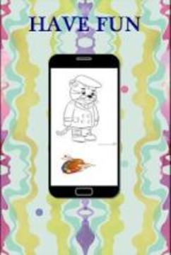 Daniel Tiger Coloring Book游戲截圖1