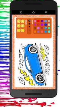 Cars Coloring Page - Free Game For Kids游戲截圖1