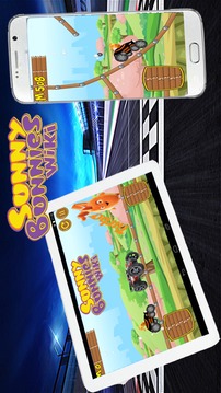 Sunny Bunnies Extreme Car Driving游戲截圖3