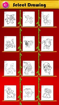 Learn to color Pokemo游戲截圖2