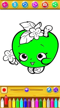 Learn to color Shopkings for fans游戲截圖1