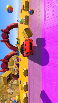 Superheroes Car Stunt Racing Game游戲截圖1