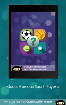 Guess Famous Sport Players游戲截圖3