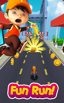 BoBoiBoy Subway Surfer: Run & Dash 3D Subway Game游戲截圖5