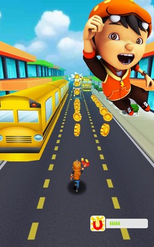 BoBoiBoy Subway Surfer: Run & Dash 3D Subway Game游戲截圖4