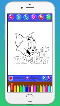 Tom & Jerry Coloring Books游戲截圖2