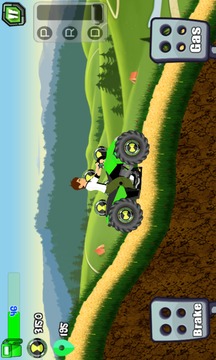 Super Ben Alien Quad Hill Racing - Atv climb top游戲截圖3