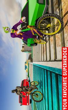 Superheroes Bike Parkour Stunts Master游戲截圖2
