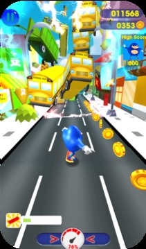 Subway Sonic Ugandan knuckles Temple run Games 3D游戲截圖3