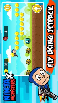 Ninja Hattori Shooter Adventure: Go Run in Jungle游戲截圖3