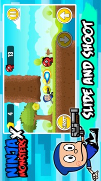 Ninja Hattori Shooter Adventure: Go Run in Jungle游戲截圖1