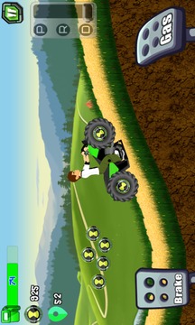 Super Ben Alien Quad Hill Racing - Atv climb top游戲截圖5