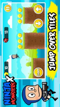 Ninja Hattori Shooter Adventure: Go Run in Jungle游戲截圖2