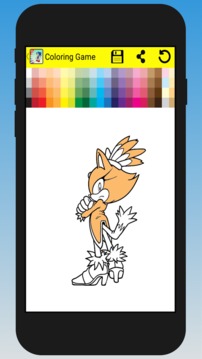 Coloring Book Game Sonic游戲截圖3