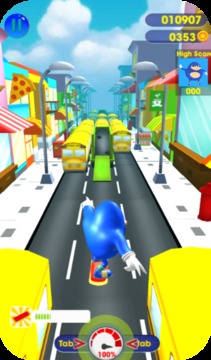 Subway Sonic Ugandan knuckles Temple run Games 3D游戲截圖1